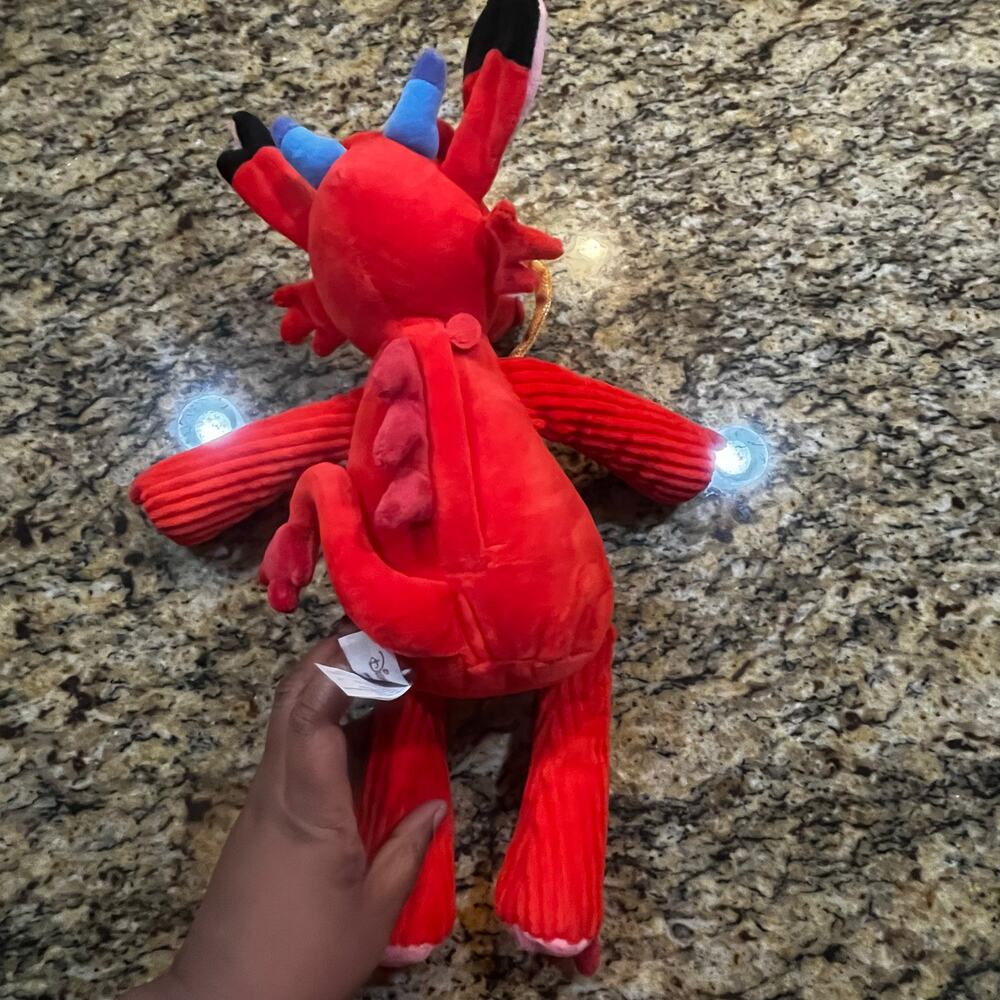 2020 Scentsy Buddy MUSHU Disney Mulan Red Dragon Plush Scented Stuffed w/Bag 16” - Picture 4 of 7